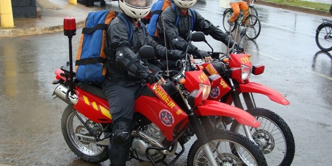 Serviço de Moto Resgate do Corpo de Bombeiros chega ao 